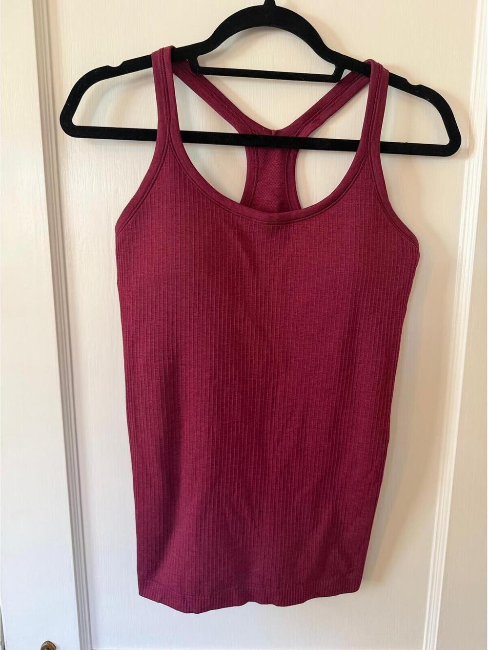 Lululemon Ribbed Racerback Bra Tank Size 6